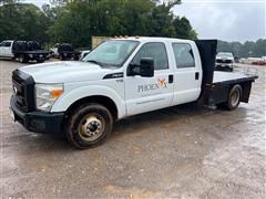 2011 Ford F350 2WD Crew Cab Flatbed Pickup 