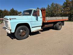 1967 Ford F600 S/A Flatbed Dump Truck 