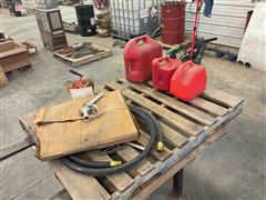 Fuel Tank Hoses, Nozzles, Cans & Hand Pump 