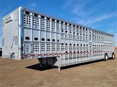 2013 Eby T/A 53' Aluminum Livestock Trailer 
