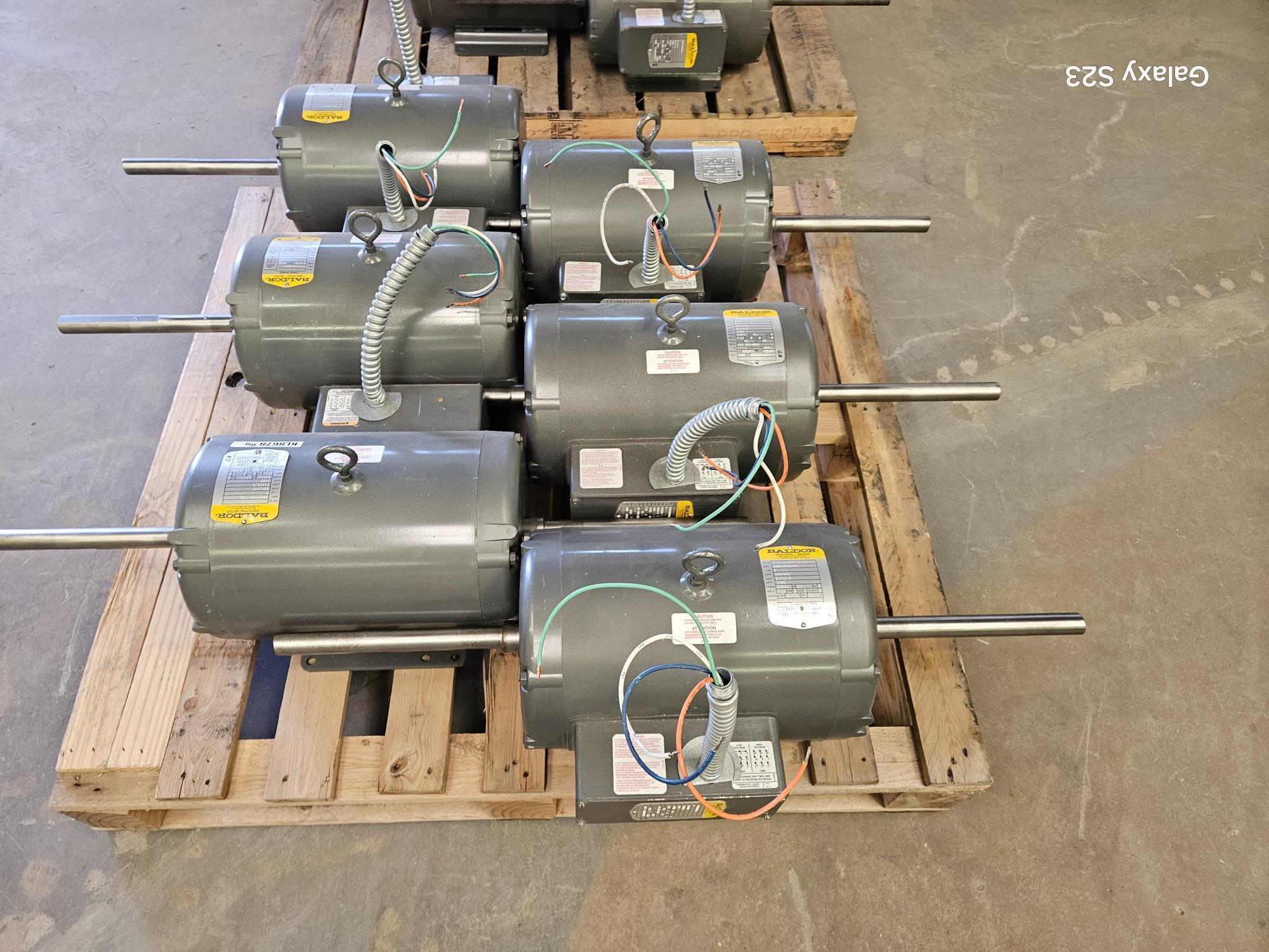 Baldor 379F909X88902 3 Ph 7 HP Electric Motors 