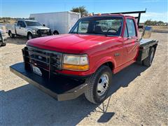 1996 Ford F350 2WD Flatbed Pickup W/Welder's Bed 