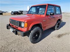 1988 Dodge Raider 4x4 2 Door SUV W/Hydraulic Soil Sample Probe 