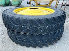 Alliance VF380/90R46 Tires On 10-bolt John Deere Wheels (BID PER UNIT) 