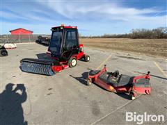 Toro Groundsmaster 328-D 72” Lawnmower W/Rotary Broom Attachment 