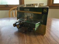 John Deere 8320R Toy Tractor W/J&M Grain Cart 