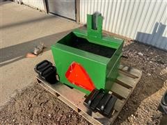 John Deere CAT-1 3-Point Weight Box & Weights 