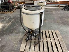 35-Gallon Cone Bottom Inductor Tank With Venturi Mixer 