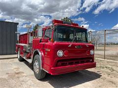 1985 Ford C8000 S/A Fire Truck 