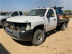 2009 Chevrolet Silverado 2500 HD 4x4 Flatbed Pickup 