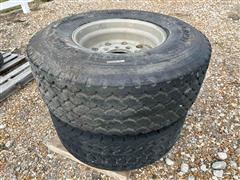 425/65R22.5 Tires & Alcoa Rims 