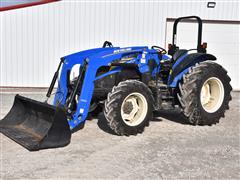 2022 New Holland WorkMaster 105 MFWD Tractor W/Loader 