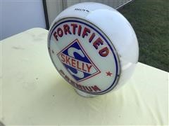 Skelly Fortified Premium Gas Pump Globe 