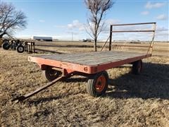 Hay Rack Flatbed Trailer 