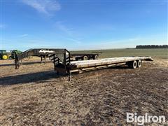 2014 East Texas Longhorn Gooseneck T/A Flatbed Trailer 