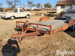 1998 Buck Dandy T/A Flatbed Trailer 