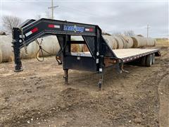 2018 Load Trail Load Max Heavy Duty T/A Gooseneck Flatbed Trailer 