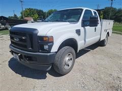 2008 Ford F250 Super Duty 4x4 Extended Cab Service/Utility Pickup 