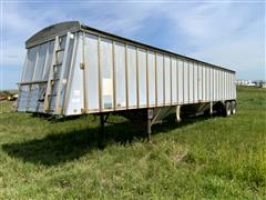 1998 Merritt 43' T/A Grain Trailer W/Hi-Rizer Hopper Extension 