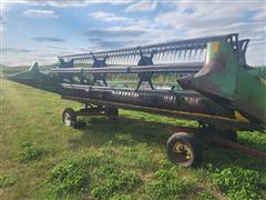 1988 John Deere 920 Flex Header & Trailer 