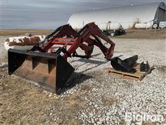 Koyker K6 Quick Attach Loader W/Bucket & IH 66/86 Brackets 