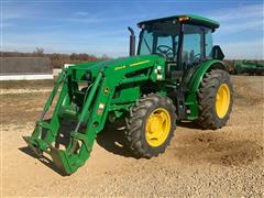 2020 John Deere 5090E MFWD Tractor W/Loader 