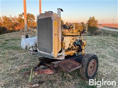 Allis-Chalmers 6-Cyl Diesel Power Unit W/Generator On Cart 