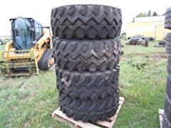 Firestone Dura Force 445/65D22.5 Tires And Rims 