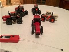 Case 4890, Case IH 4894's, & Radio Control Case IH 6388 1/32nd Scale Toy Tractors 