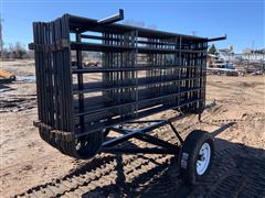 2023 L&M Machine Livestock Panel Trailer 