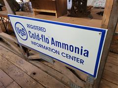 Uss Registered Cold-flo Ammonia Sign 