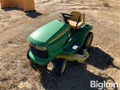 John Deere LT166 Riding Lawn Mower 