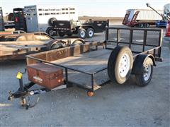 2009 Load Trail 10' S/A Flatbed Trailer 