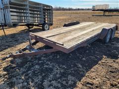 17' T/A Flatbed Trailer 