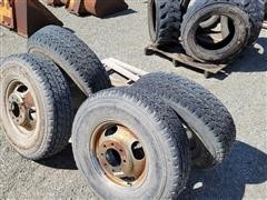 Advance 235/85R16 Truck Tires On Rims 