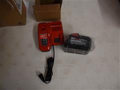 Milwaukee M18 Red Lithium High Output HD12.0 Battery With Charger 