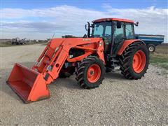 Kubota M126X MFWD Tractor W/Loader 