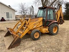 Case 580 Super K Construction King 2WD Loader Backhoe W/Extendahoe 