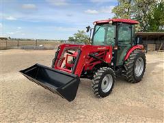 2018 Mahindra 2665 4WD Compact Utility Tractor W/Loader 