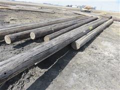 Wooden Utility Poles 