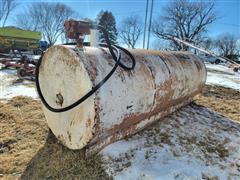 1,000 Gallon Fuel Storage Tank 