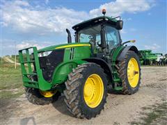 2015 John Deere 7230R MFWD Tractor 