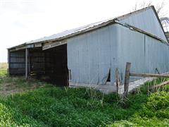 30'X50' Galvanized Open Front Cattle Shed 