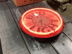 Bud Light Clock 