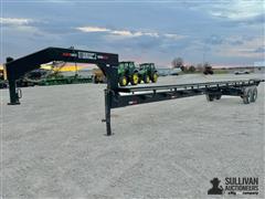 2020 Woodworth 42' Hay Boss Hydraulic Self Unloading Bale Trailer 