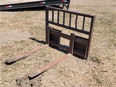 Pallet Forks Skid Steer Attachment 