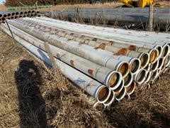 8” Plastic Gated Irrigation Pipe 