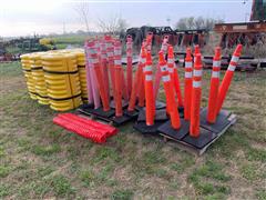Eagle Column Protectors/ Safety Cones And Net 