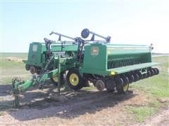 John Deere 455 2-Section 25' Fold-Forward Grain Drill 