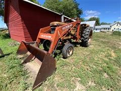 1965 Minneapolis Moline U 302 Wide Front 2WD Tractor W/Loader 